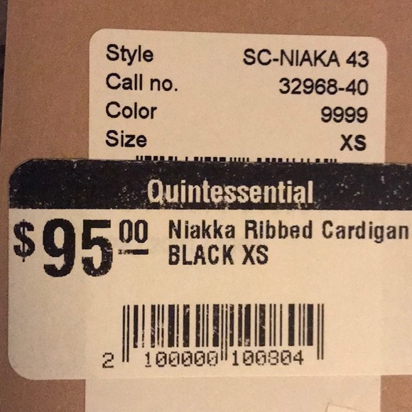 Long sleeve black cardigan Soyaconcept. Excellent quality. Like new. - Picture 9 of 9